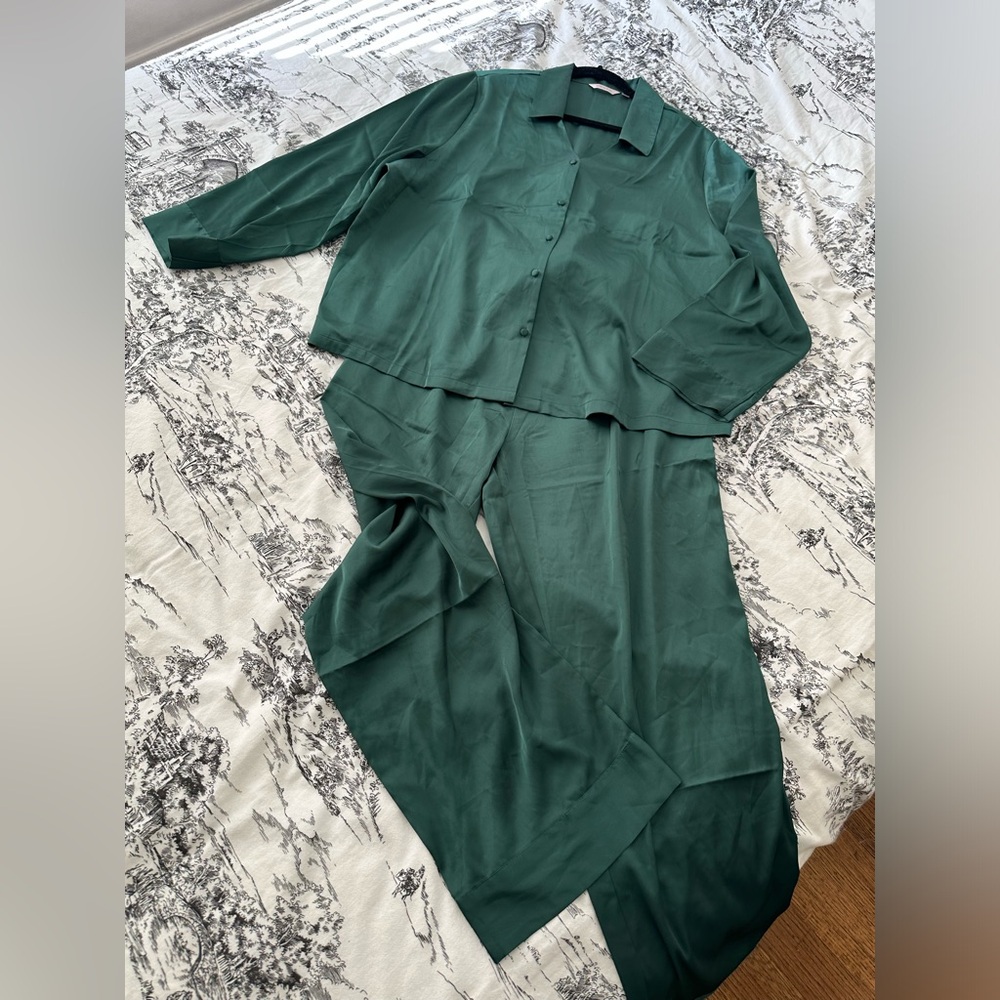 La Vie En Rose Green pajamas - Picture 14 of 14